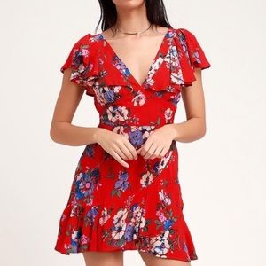 TOPSHOP- Flirty floral dress